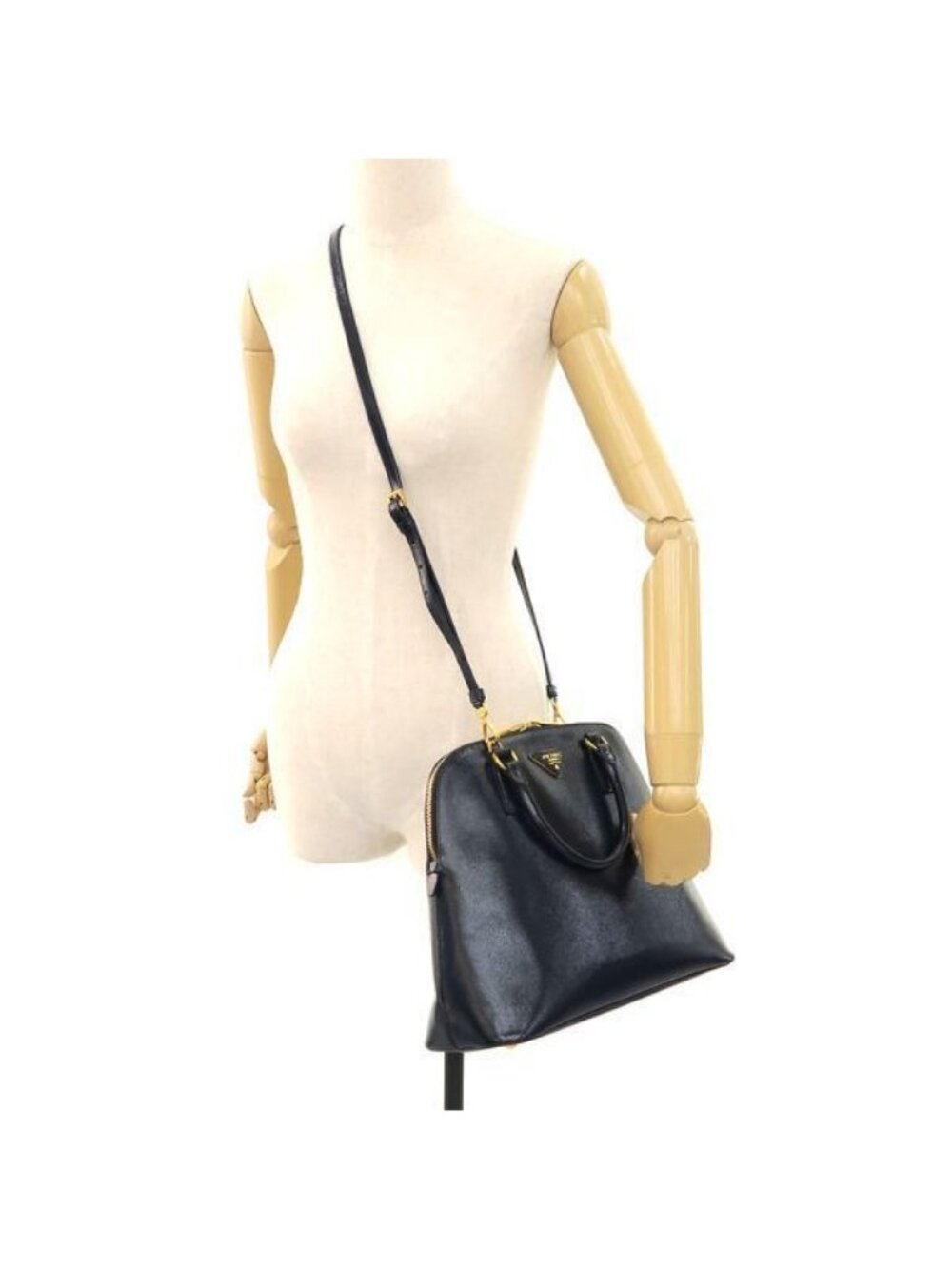 Prada Saffiano Vernis 2-Way Messenger Bag - Picture 9 of 9